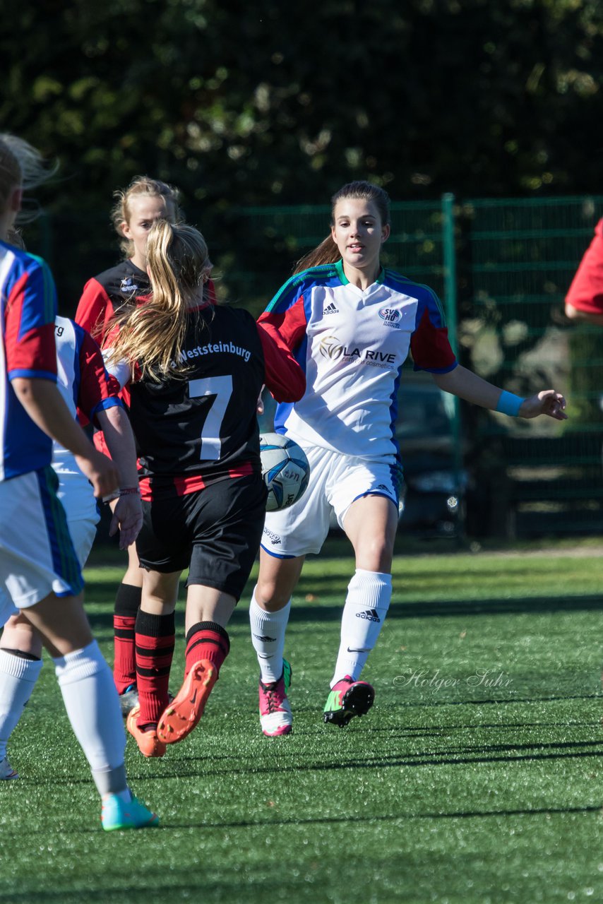 Bild 195 - B-Juniorinnen SV Henstedt Ulzburg - SG Weststeinburg : Ergebnis: 4:0